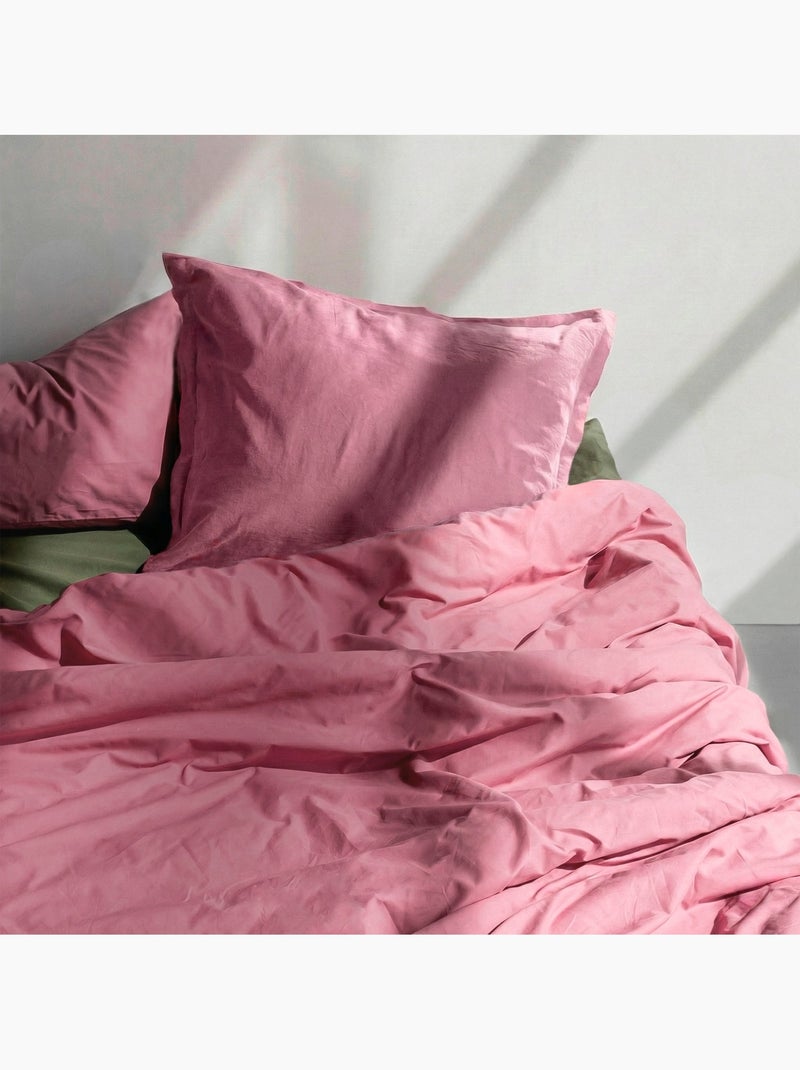Funda de almohada Basic "Happyfriday" Magenta - Kiabi