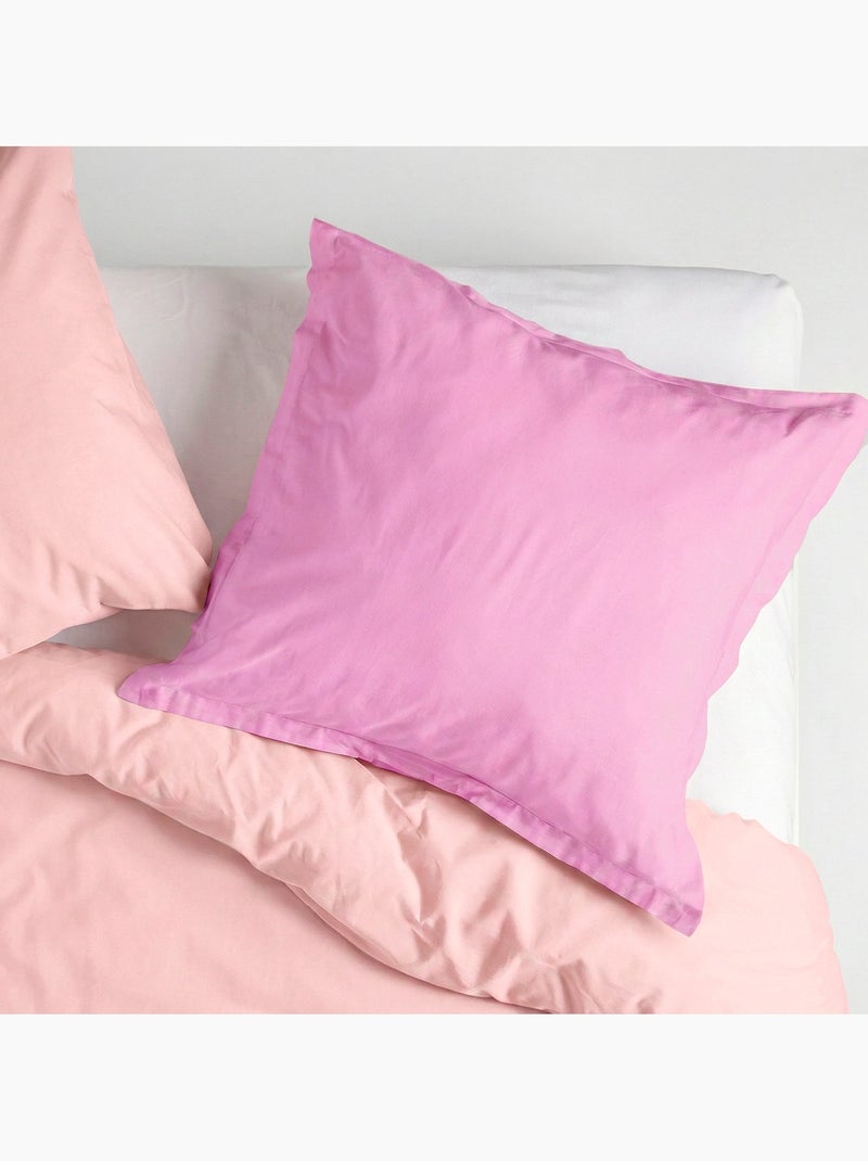 Funda de almohada Basic "Happyfriday" Rosa - Kiabi