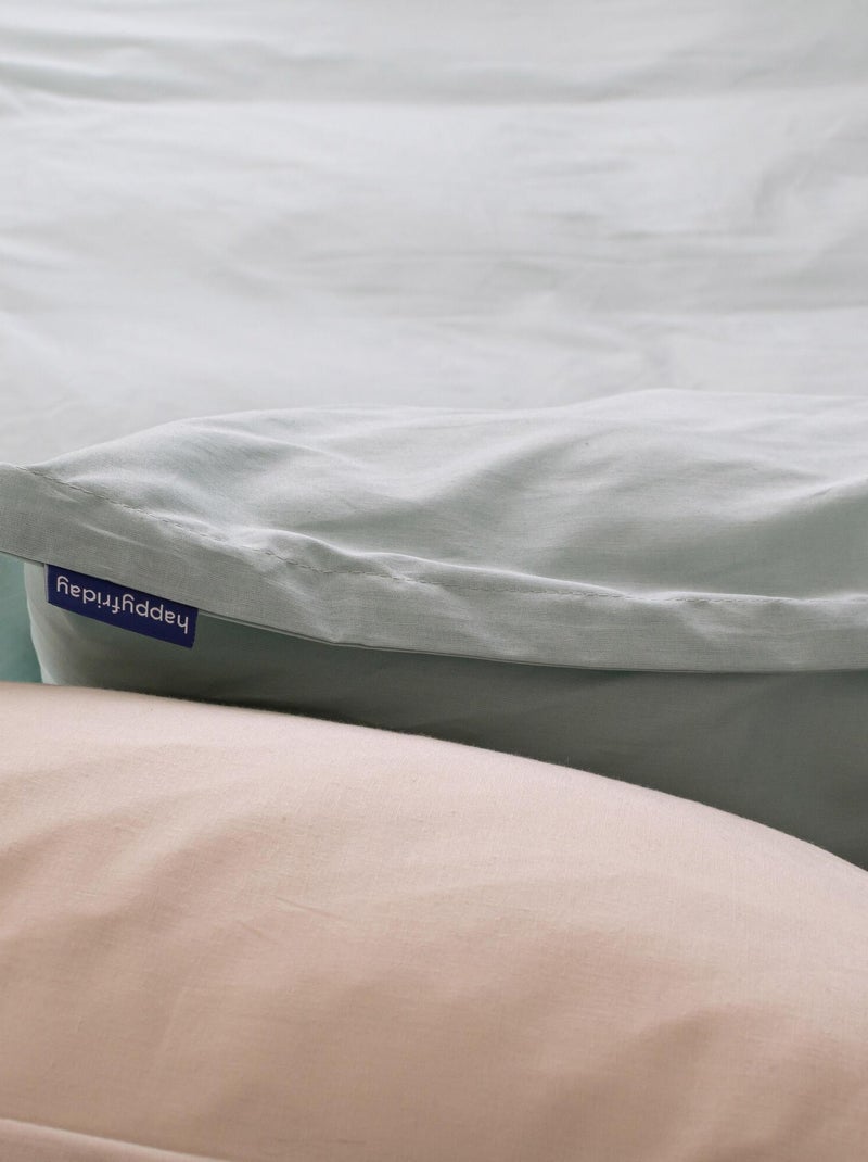 Funda de almohada Basic "Happyfriday" Verde - Kiabi
