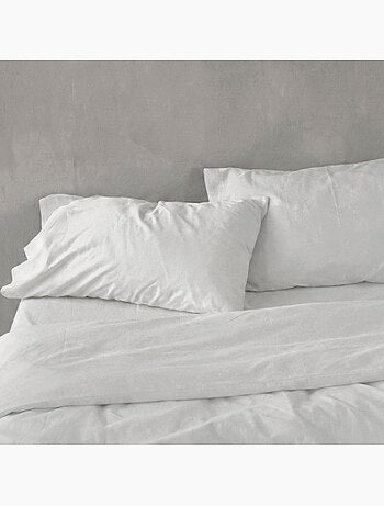 Funda de almohada Basic percal "Happyfriday