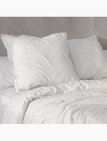 Funda de almohada Basic percal "Happyfriday