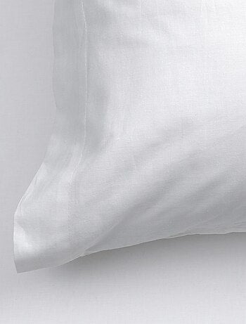 Funda de almohada Basic percal "Happyfriday
