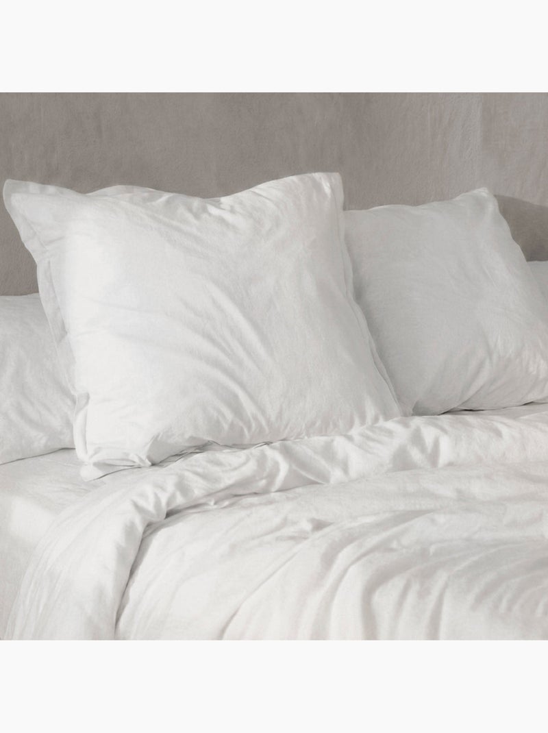 Funda de almohada Basic percal "Happyfriday" Blanco - Kiabi