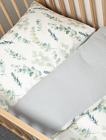 Funda de almohada bebé algodón reversible - SEVIRA KIDS