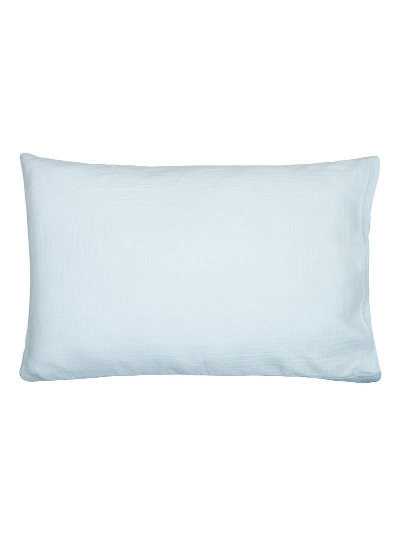 Funda de almohada bebé algodón reversible | SEVIRA KIDS Azul - Kiabi