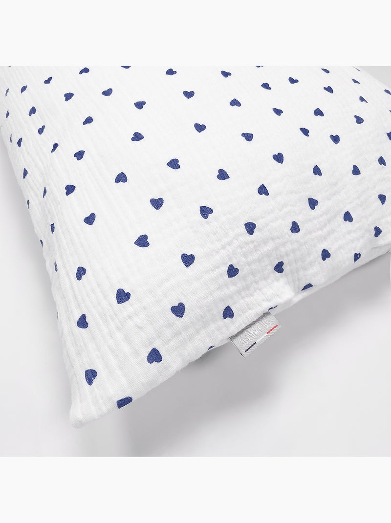 Funda de almohada bebé algodón reversible | SEVIRA KIDS Azul - Kiabi