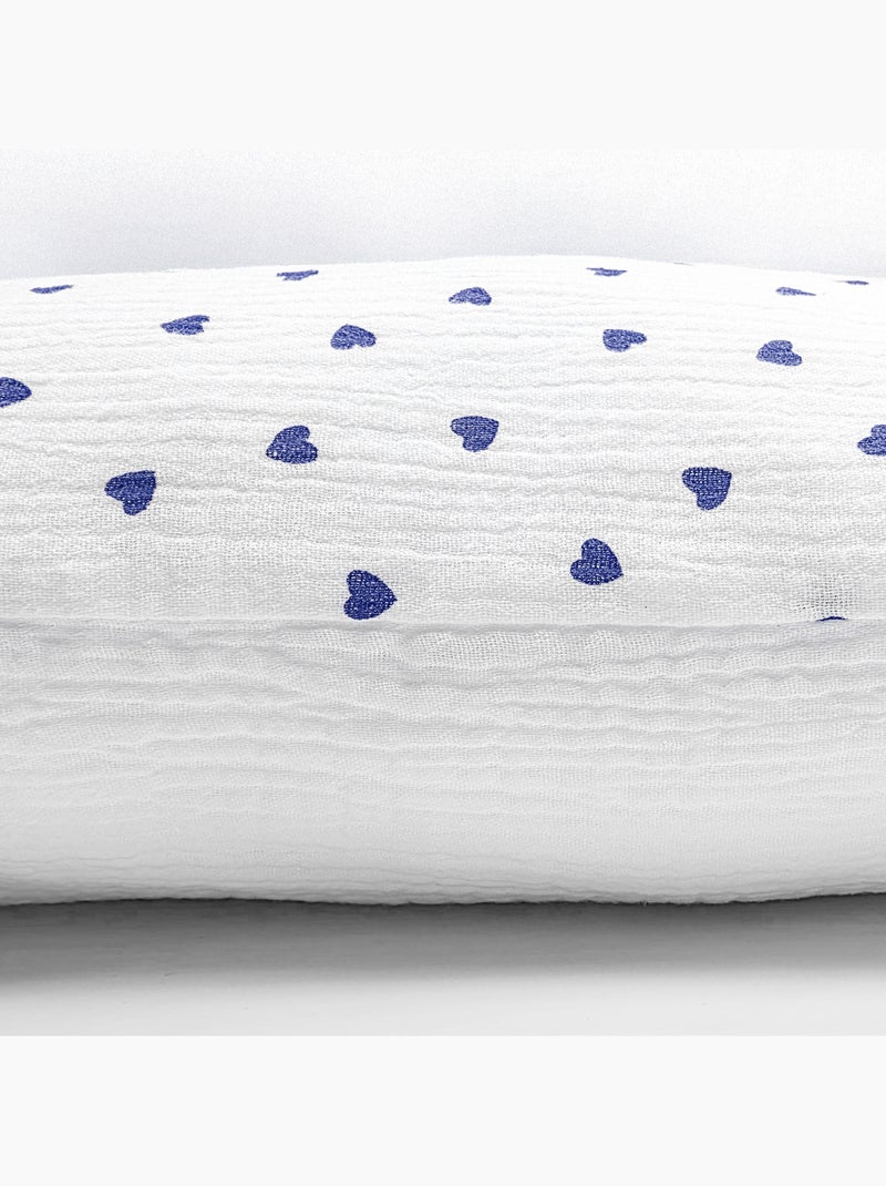 Funda de almohada bebé algodón reversible | SEVIRA KIDS Azul - Kiabi