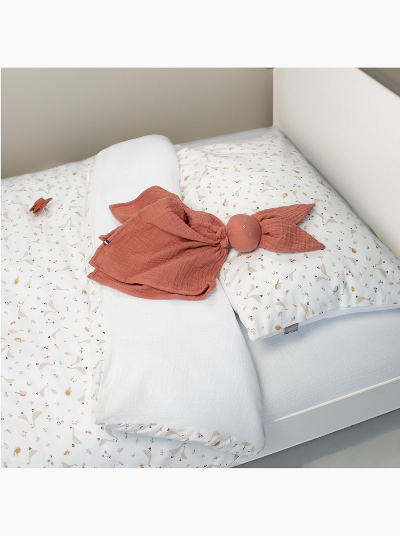 Funda de almohada bebé algodón reversible | SEVIRA KIDS Beige - Kiabi