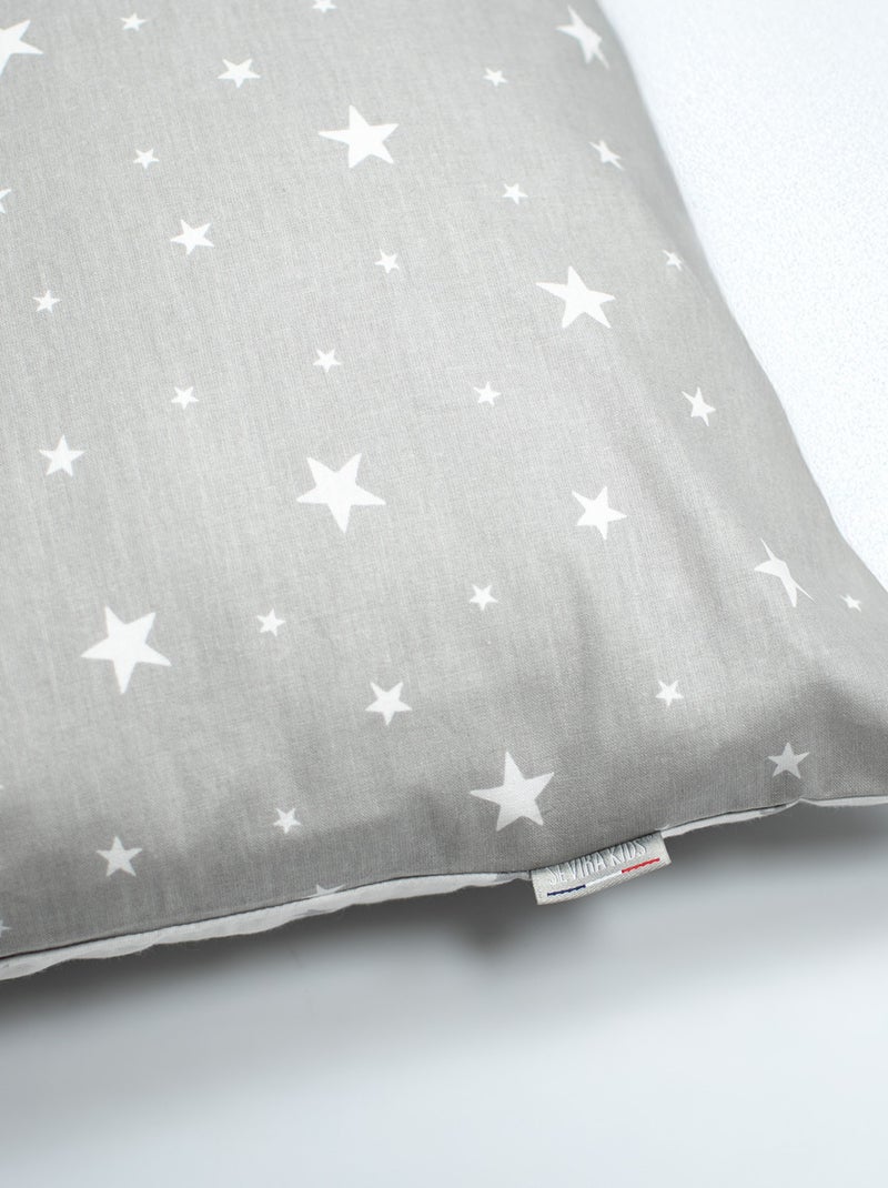 Funda de almohada bebé algodón reversible | SEVIRA KIDS Blanco - Kiabi