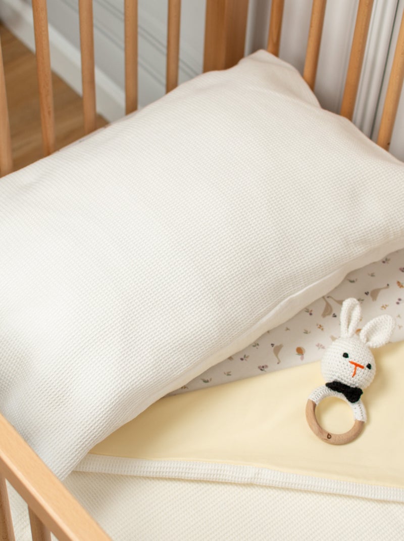 Funda de almohada bebé algodón reversible | SEVIRA KIDS Crudo - Kiabi