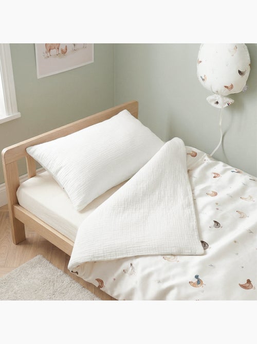 Funda de almohada bebé algodón reversible | SEVIRA KIDS - Kiabi