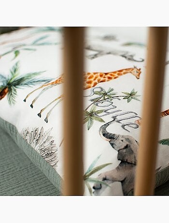 Funda de almohada bebé algodón reversible | SEVIRA KIDS