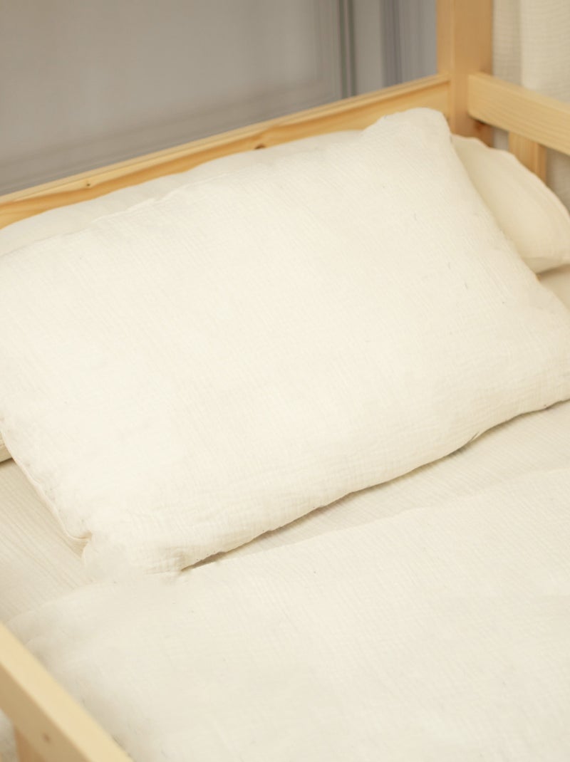 Funda de almohada bebé gasa algodón | SEVIRA KIDS Crudo - Kiabi