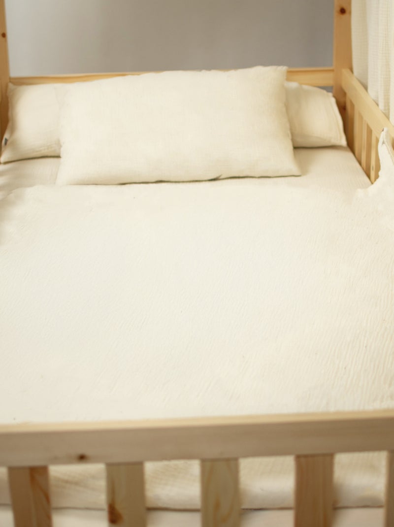 Funda de almohada bebé gasa algodón | SEVIRA KIDS Crudo - Kiabi