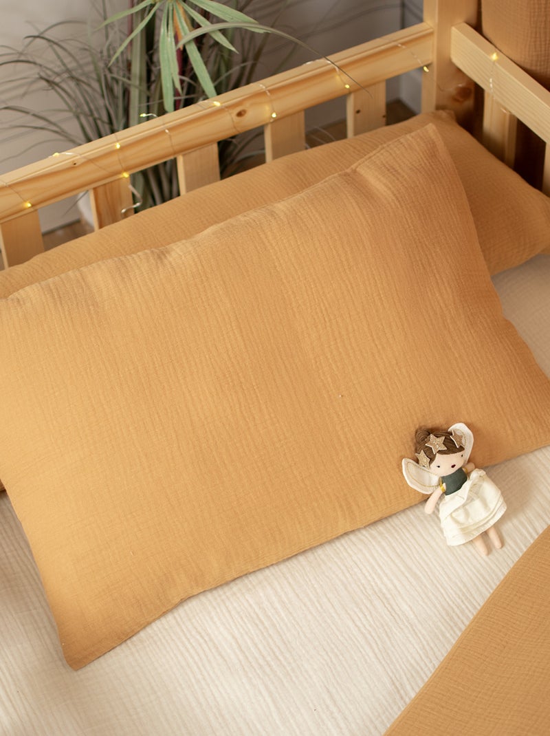 Funda de almohada bebé gasa algodón | SEVIRA KIDS Marrón claro - Kiabi