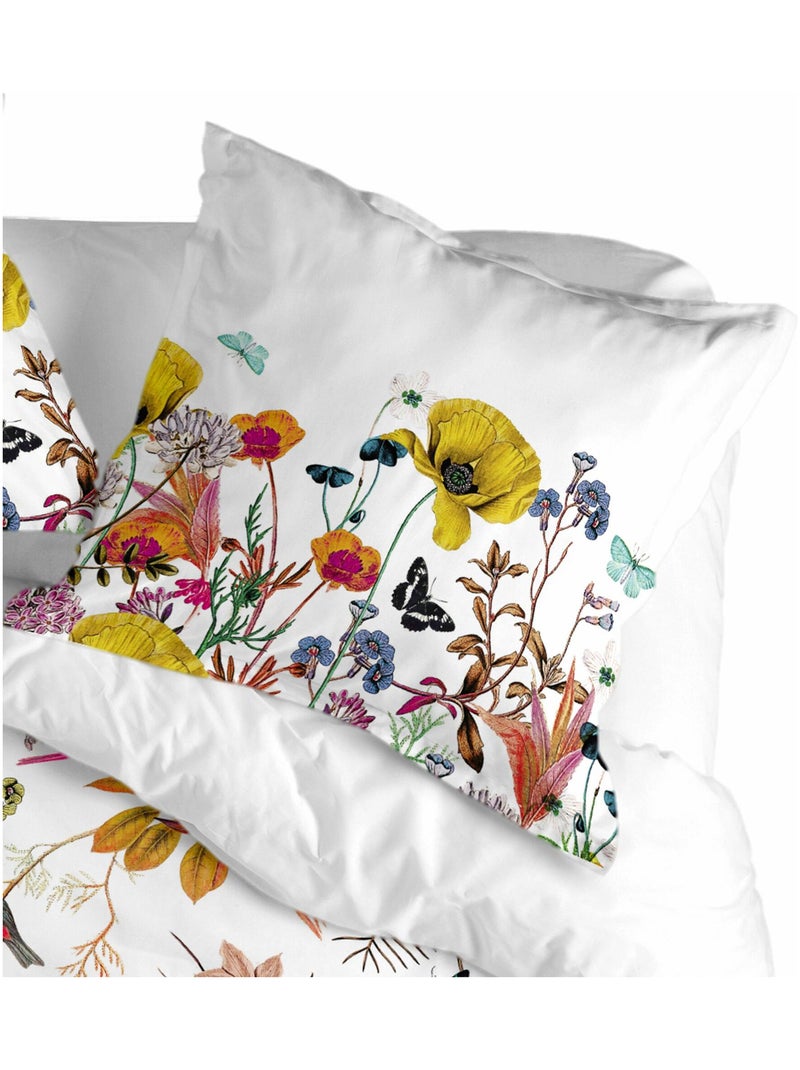 Funda de almohada Birds of paradise "Happyfriday" Blanco - Kiabi