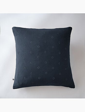 Funda de almohada bordada – gasa de algodón – gaïa boho