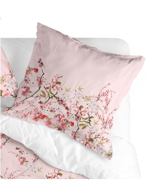 Funda de almohada Chinoiserie rose "Happyfriday" - Kiabi