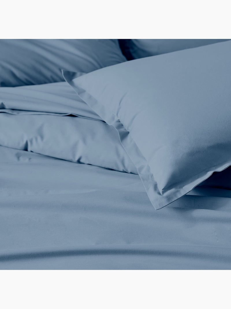 Funda de almohada cilíndrica en 100% algodón orgánico Azul - Kiabi
