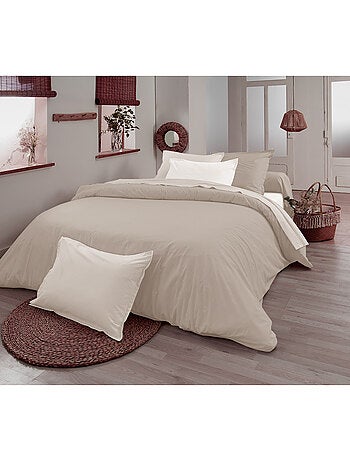 Funda de almohada cilíndrica en 100% algodón orgánico