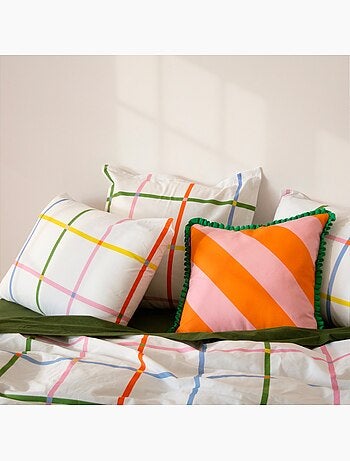 Funda de almohada Color lines "Happyfriday