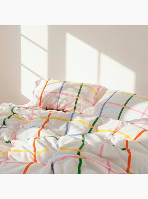 Funda de almohada Color lines "Happyfriday" - Kiabi