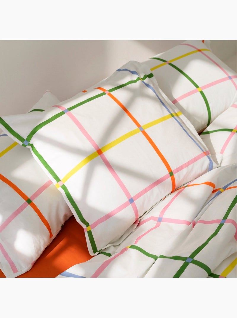 Funda de almohada Color lines "Happyfriday" Multicolor - Kiabi
