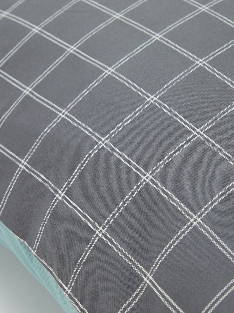 Funda de almohada con estampado - Kiabi Home GRIS - Kiabi