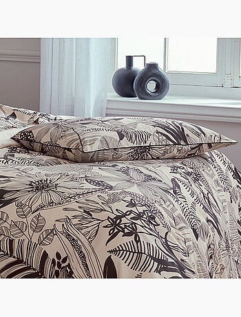 Funda de almohada con estampados negros