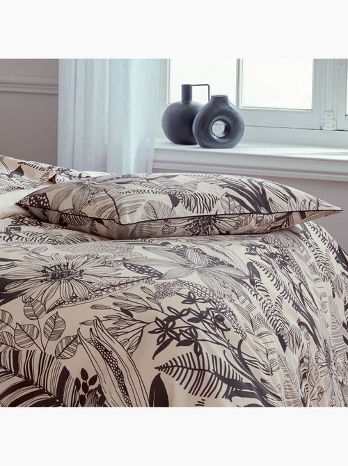 Funda de almohada con estampados negros - Kiabi Funda de almohada con estampados negros - Kiabi