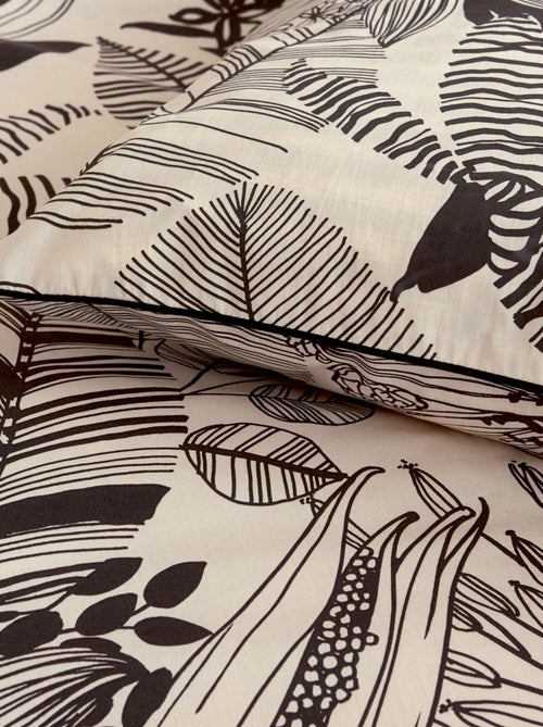 Funda de almohada con estampados negros - Kiabi Funda de almohada con estampados negros - Kiabi