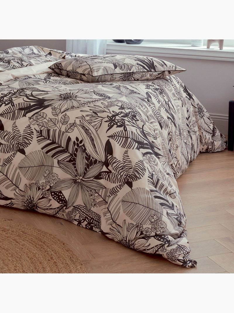 Funda de almohada con estampados negros Beige - Kiabi