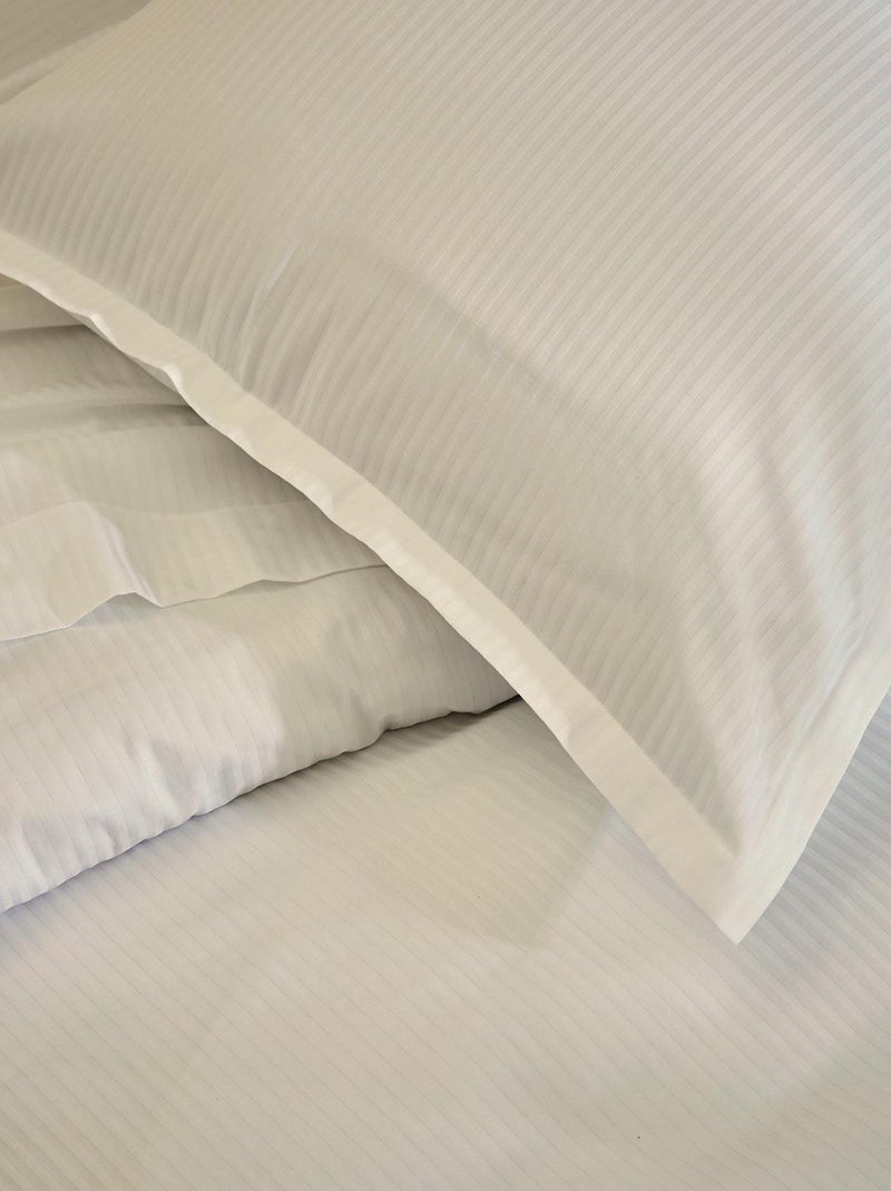 Funda de almohada con estilo de gran hotel Beige arena - Kiabi