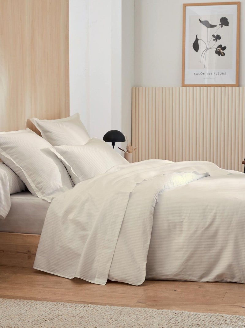 Funda de almohada con estilo de gran hotel Beige arena - Kiabi