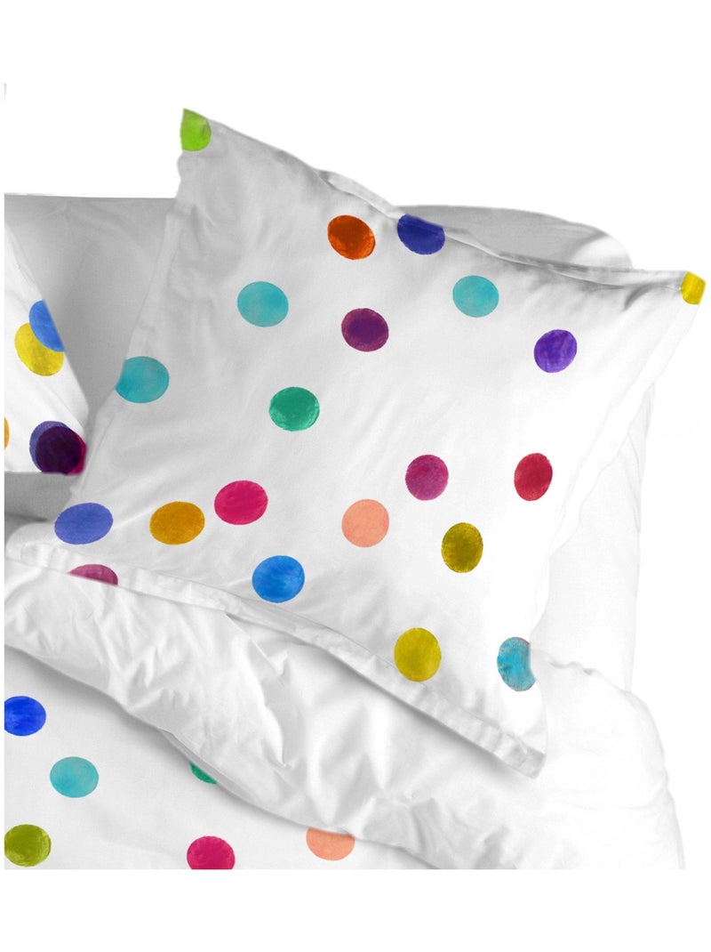 Funda de almohada Confetti "Happyfriday" Blanco - Kiabi