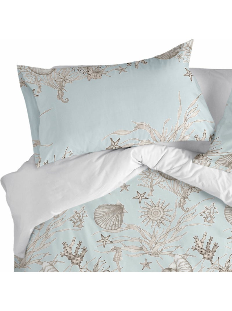 Funda de almohada Coral reef "Happyfriday" Blanco - Kiabi