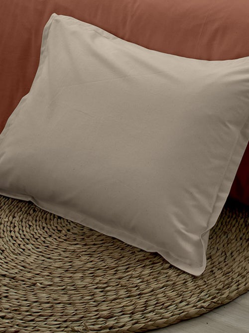 Funda de almohada de 100% algodón orgánico - Kiabi Funda de almohada de 100% algodón orgánico - Kiabi