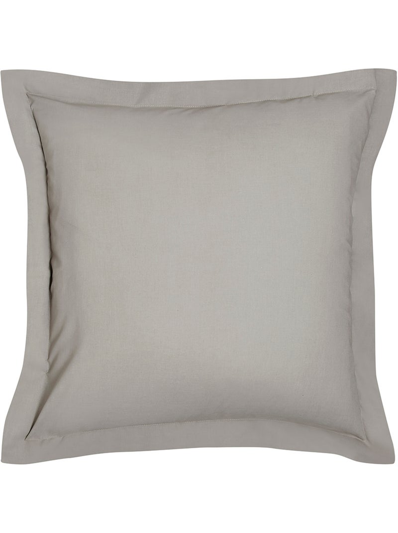 Funda de almohada de algod?n liso - Afibel Beige - Kiabi