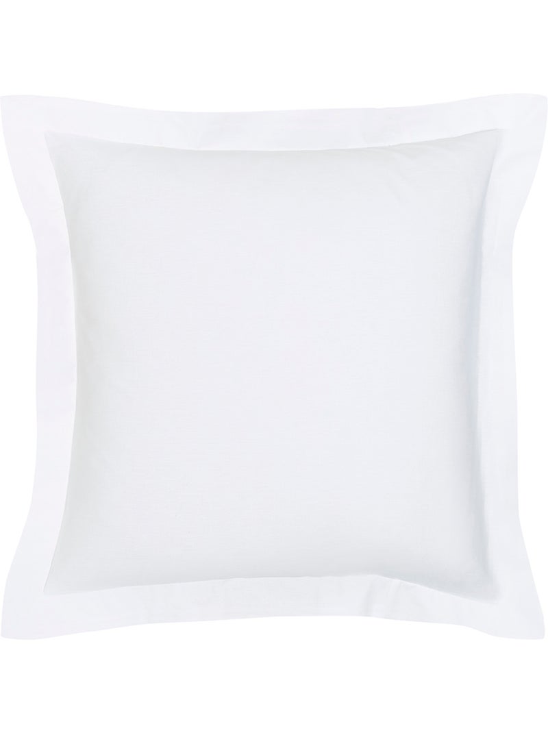 Funda de almohada de algod?n liso - Afibel Blanco - Kiabi