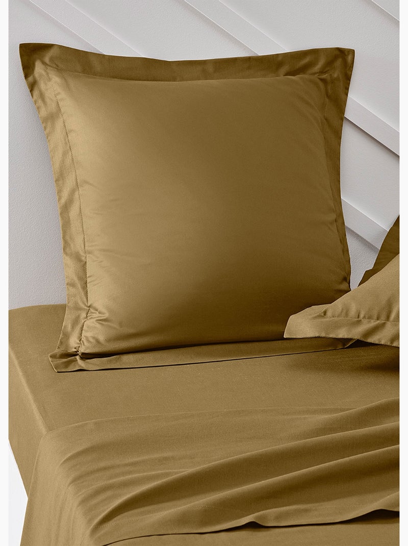 Funda de almohada de algod?n liso - Afibel Bronce - Kiabi