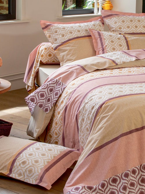 Funda de almohada de algodón con motivos étnicos - Kiabi Funda de almohada de algodón con motivos étnicos - Kiabi