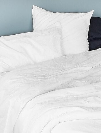Funda de almohada de algodón lavado