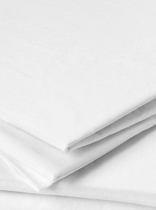 Funda de almohada de algodón lavado - Kiabi