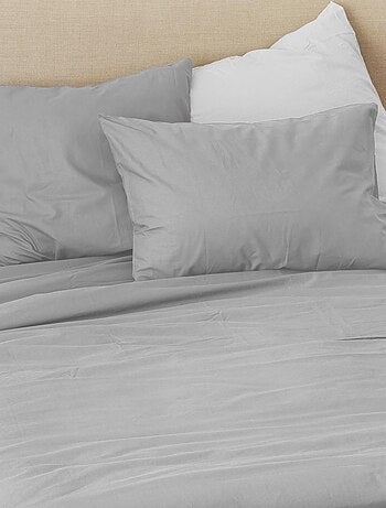 Funda de almohada de algodón lavado