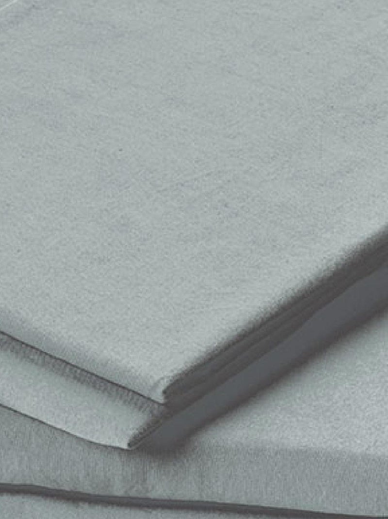 Funda de almohada de algodón lavado Gris - Kiabi