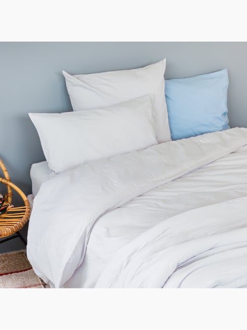 Funda de almohada de algodón lavado - Kiabi