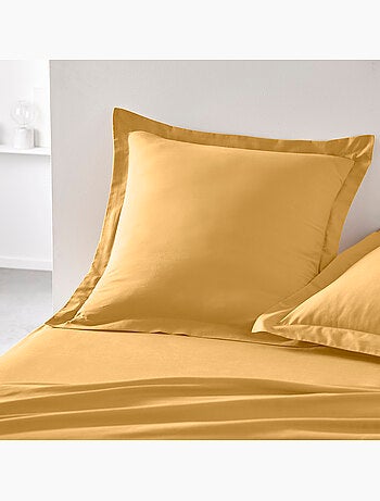 Funda de almohada de algodón liso - Afibel
