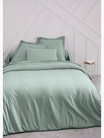 Funda de almohada de algodón liso - Afibel