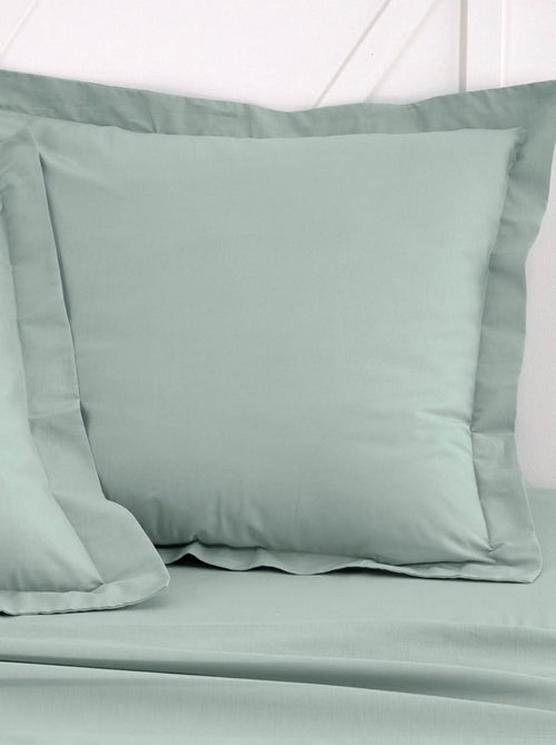 Funda de almohada de algodón liso - Afibel - Kiabi