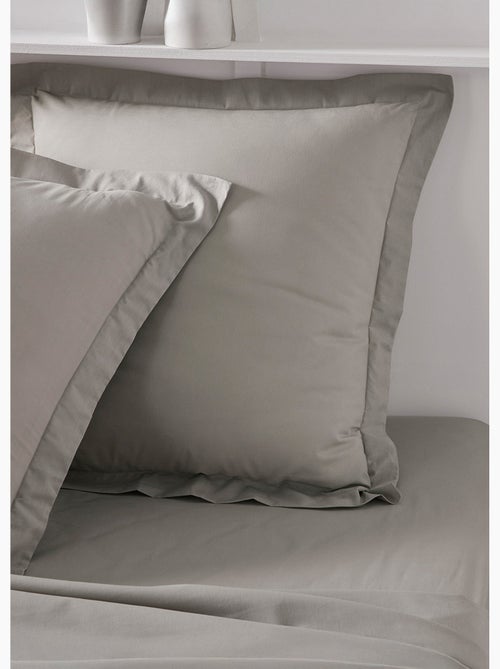 Funda de almohada de algodón liso - Afibel - Kiabi